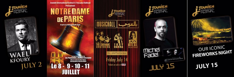 Jounieh International Festival 2017 Lineup